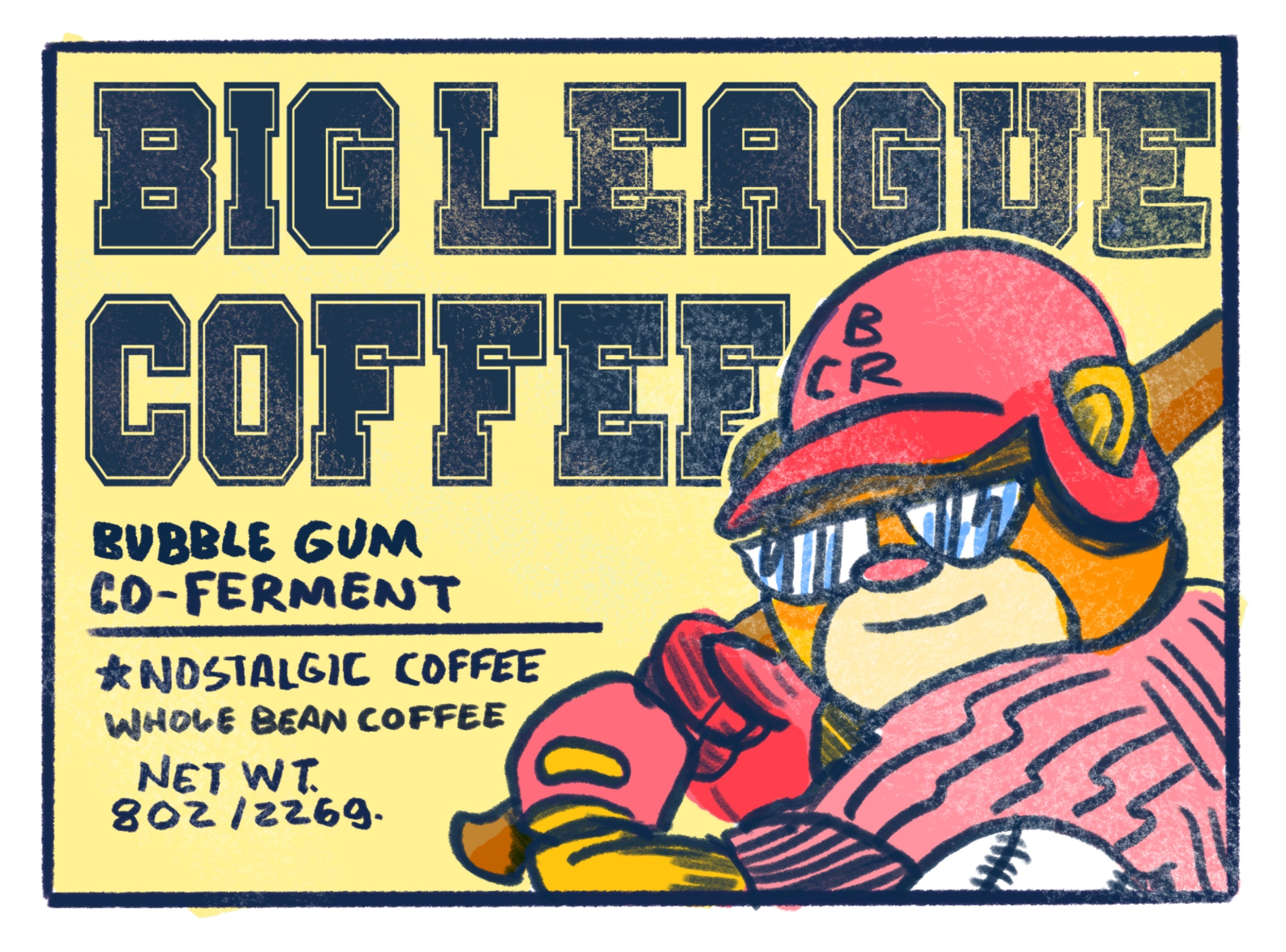 Big League Coffee - Bubblegum Co-Ferment Fun!- 8oz