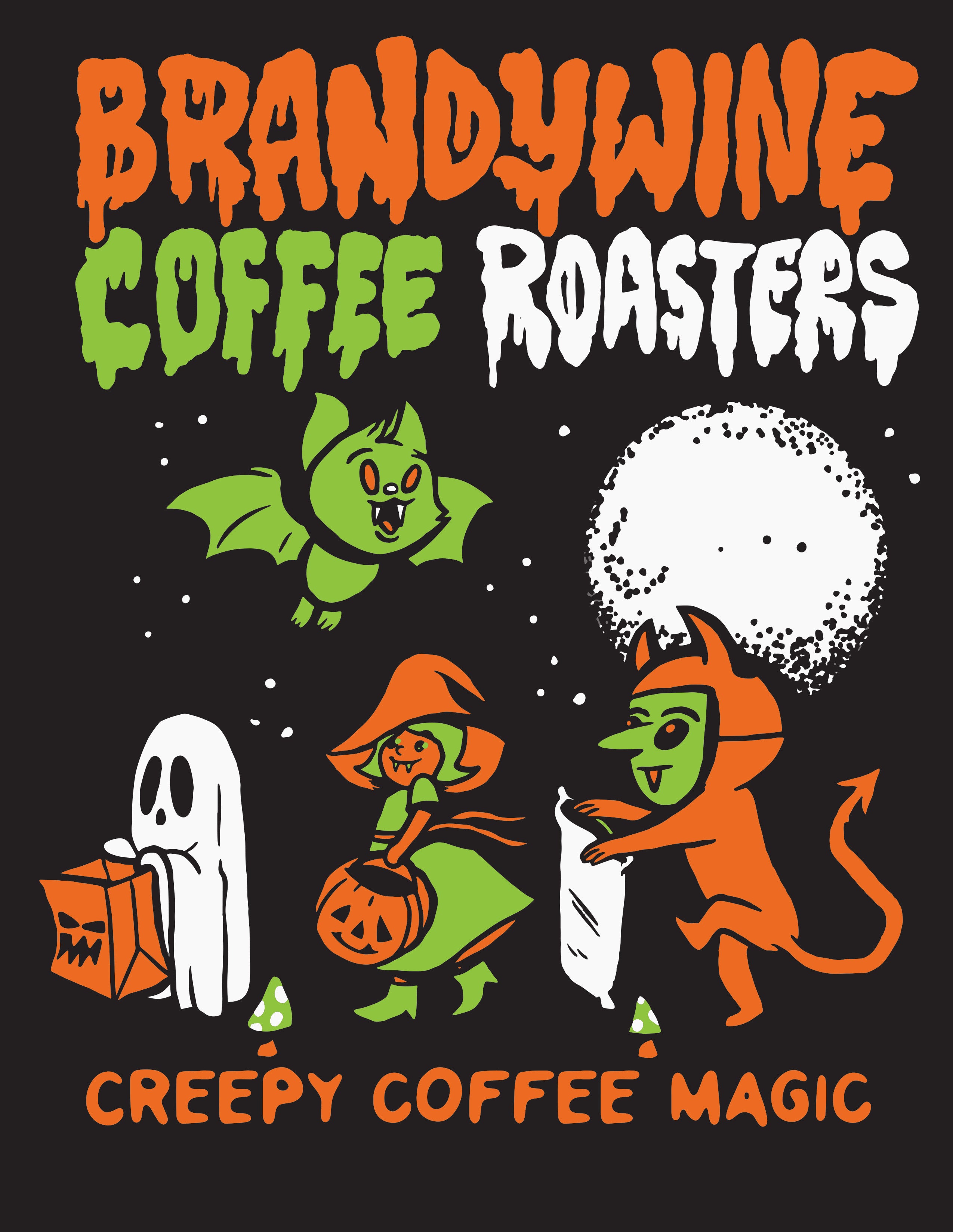 Halloween Shirt( Creepy Coffee Magic)